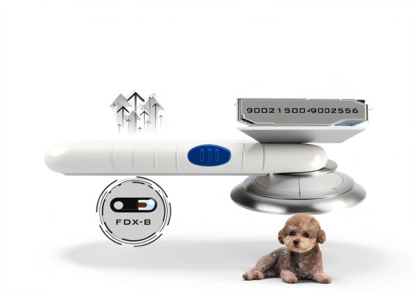 Smoostart Microchip Scanner, 1000 Records Increased Huge Data Storage Upload to PC, Scanning Distance and Speed Increase, Only Compatible with FDX-B/EMID (15/10) Digits Microchips-1