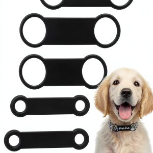 Dog Tag Rubber Band Replacement by Skrfren Silicone Slide-On 6pcs-0