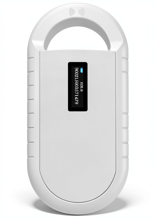 Smoostart Microchip Scanner, 1000 Records Increased Huge Data Storage Upload to PC, Scanning Distance and Speed Increase, Only Compatible with FDX-B/EMID (15/10) Digits Microchips-0